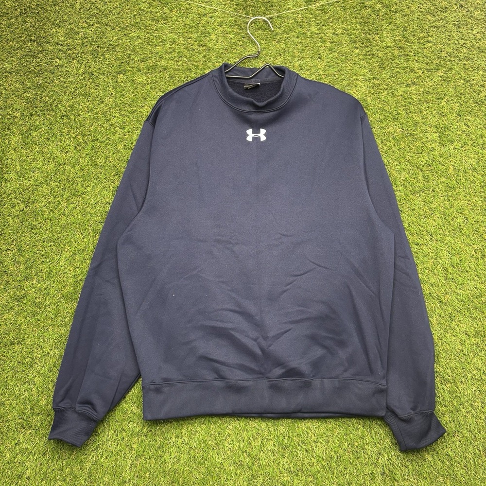 Under Armour Sweatshirt Rival Fleece Womens Small Oversized Athletic Athleisure